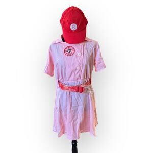 NWOT A League of Their Own Rockford Peaches Women's Halloween Costume Size XL